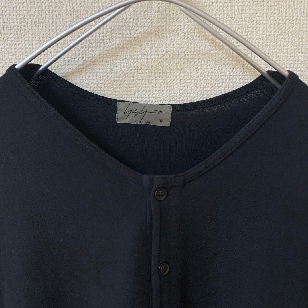 yohji yamamoto pour homme Tシャツ　プリント　黒3