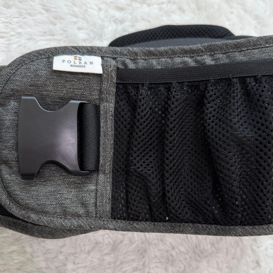 POLBAN ADVANCE ポルバン ヒップシート シングルショルダー グレー