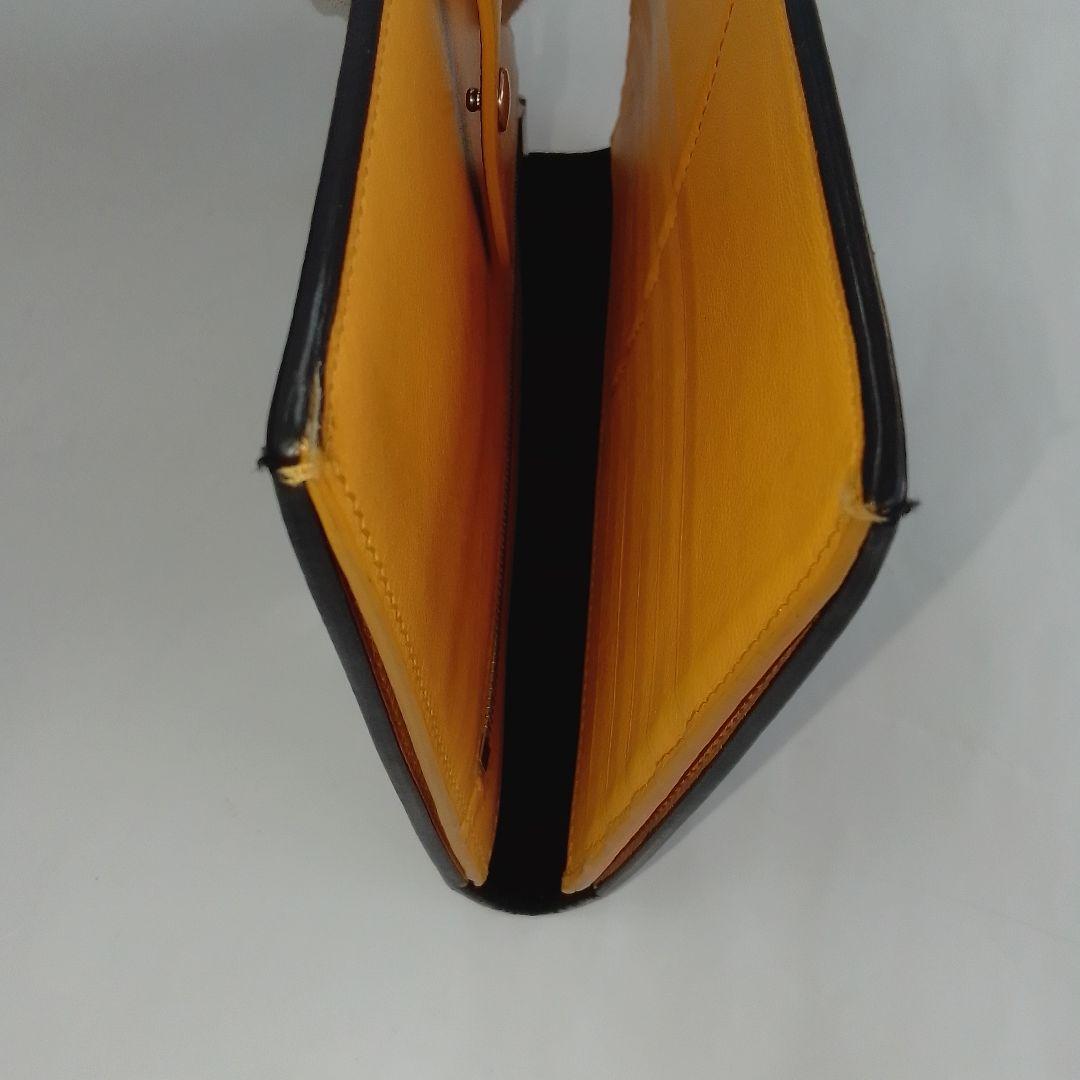 LA63 セリーヌ 極美品 ラージストラップウォレット 二つ折長財布 保存袋付き