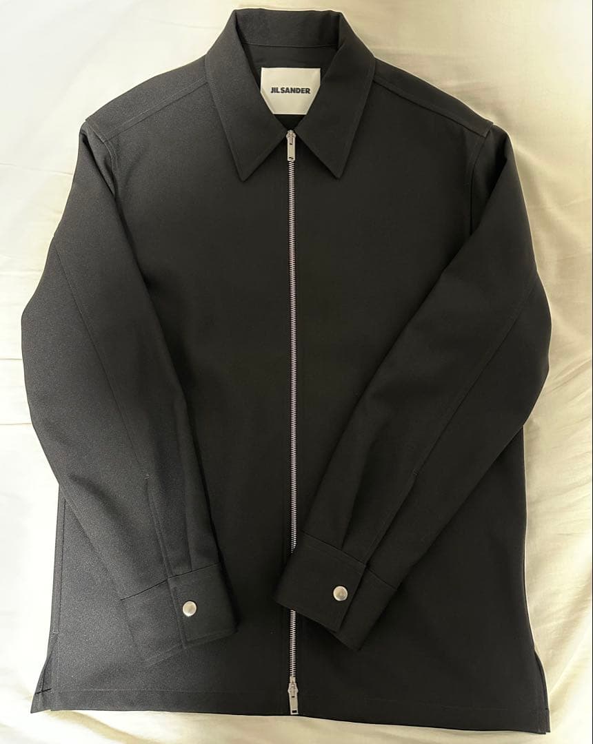 JIL SANDER SHIRT 50ジップシャツジャケット サイズ38