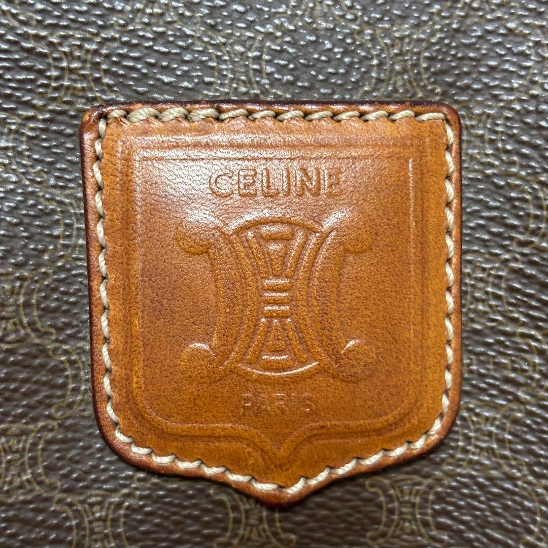 セリーヌ CELINE ボストンバッグ マカダム 超大容量 旅行 ブラウン