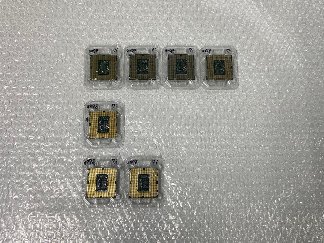 CPU CORE i7 9700/4枚/3770K/1枚/3770/2枚ジャンク