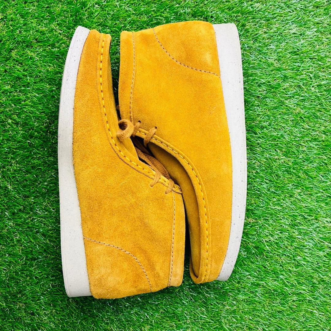 【極美品】clarks ワラビーブーツ レザー 本革 ナタリー 厚底 26