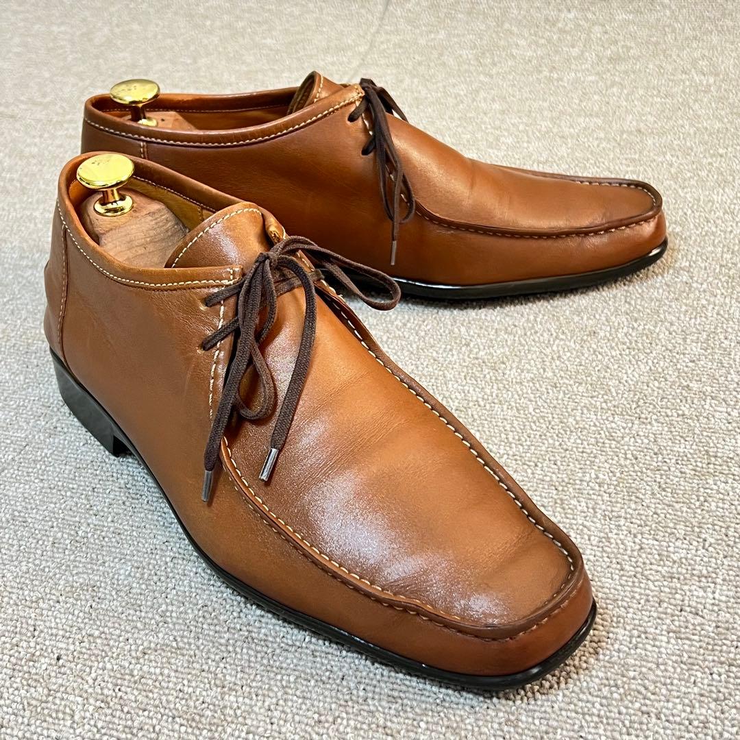 美品✨JM WESTON チャッカブーツ ブラウン レザー 6D