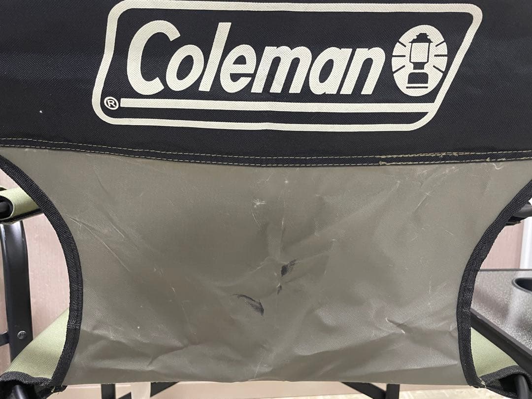 【送料無料&週末価格】Coleman サイドテーブル付 デッキチェア 2個セット
