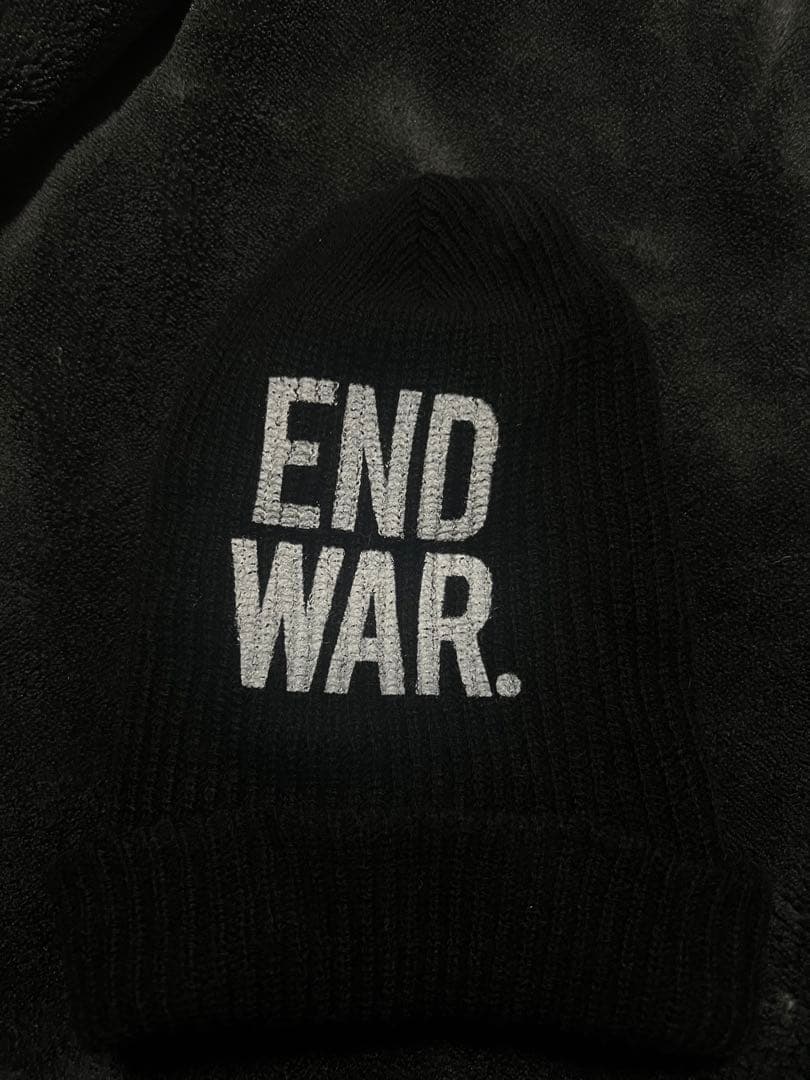 CHALLENGER ブラック ニット帽 END WAR.