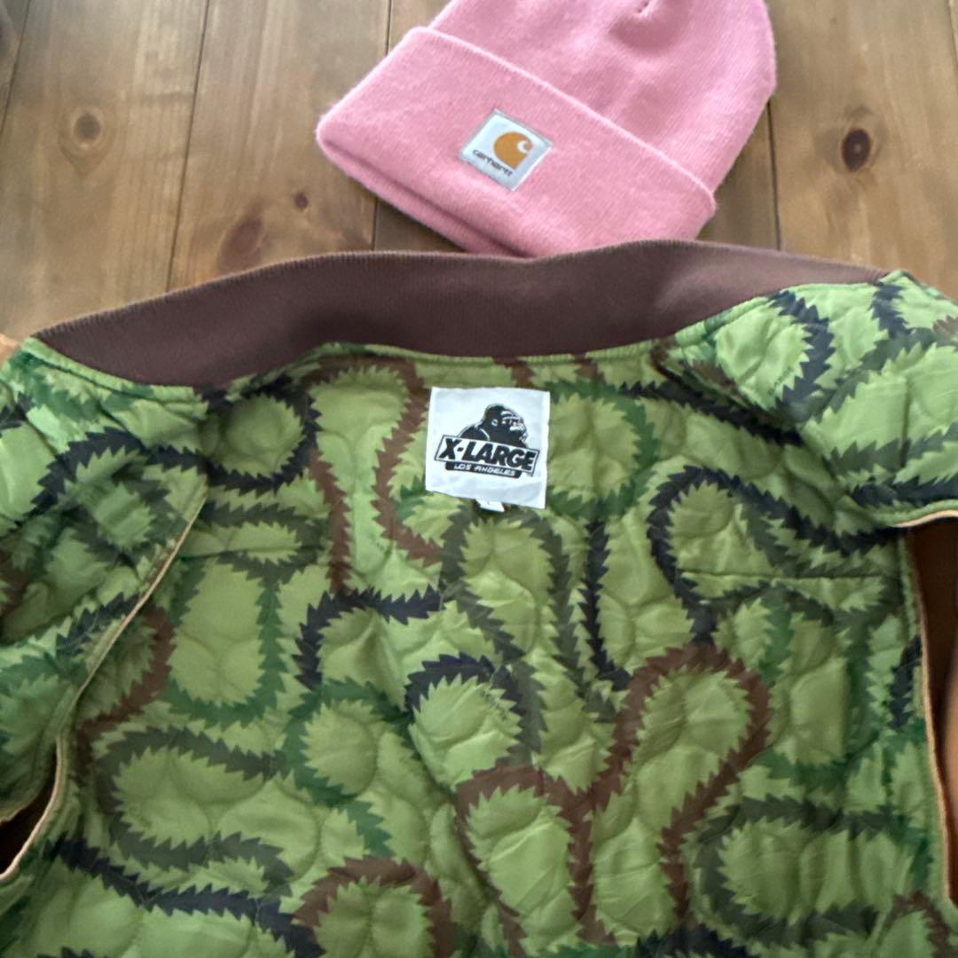 XLARGE ブラウン ダックベスト L