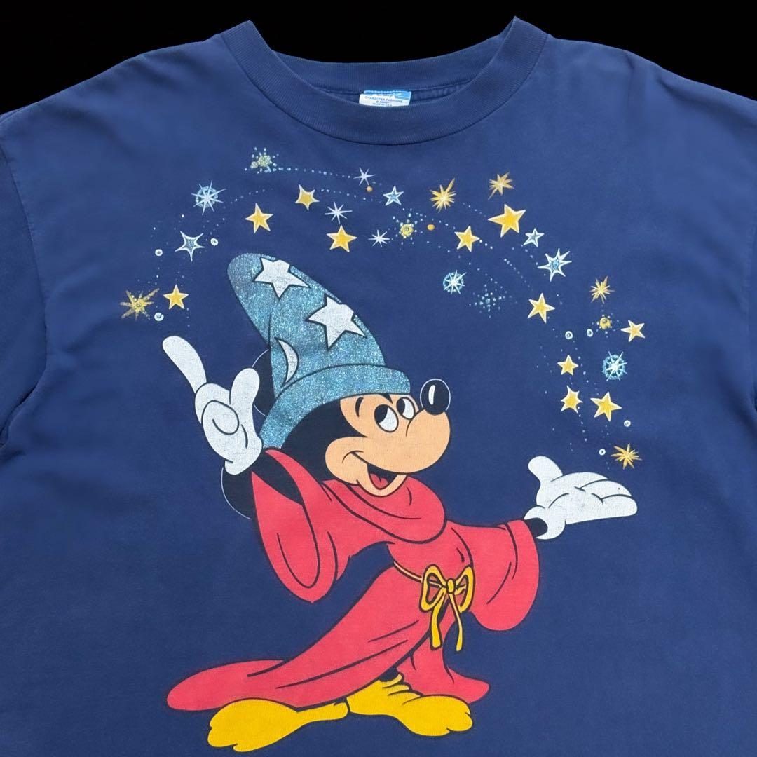 パ*ナ様 80-90s Disney ファンタジア 弟子 ミッキー XL 美品