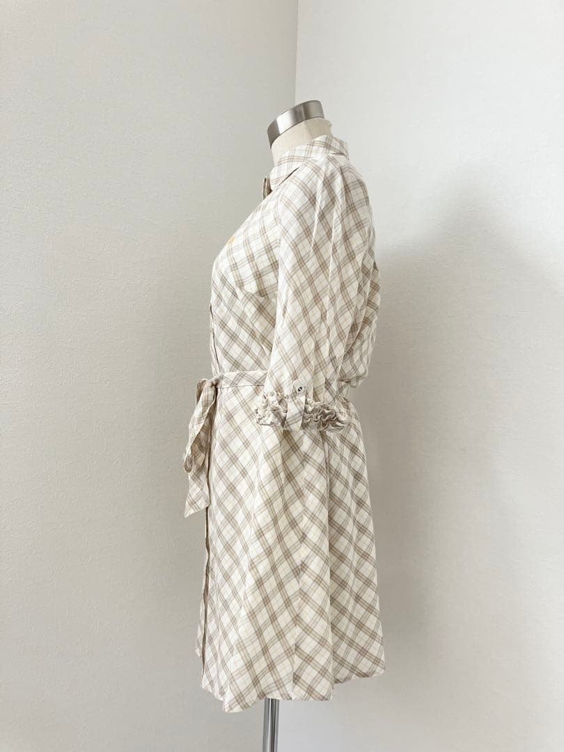 BURBERRY BLUE LABEL✨チェック柄　シャツワンピース　38