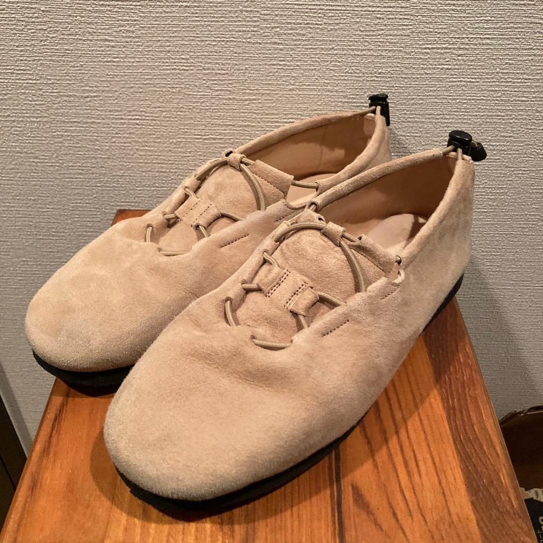22AW LAMB SUEDE CORD SHOES スエードシューズ