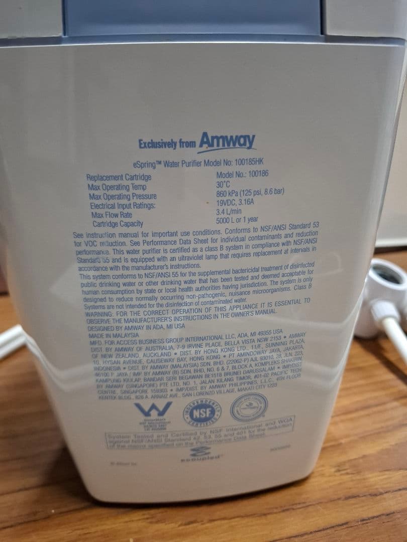 水*m様 eSpring Amway 浄水器 フィルター セット 現状品