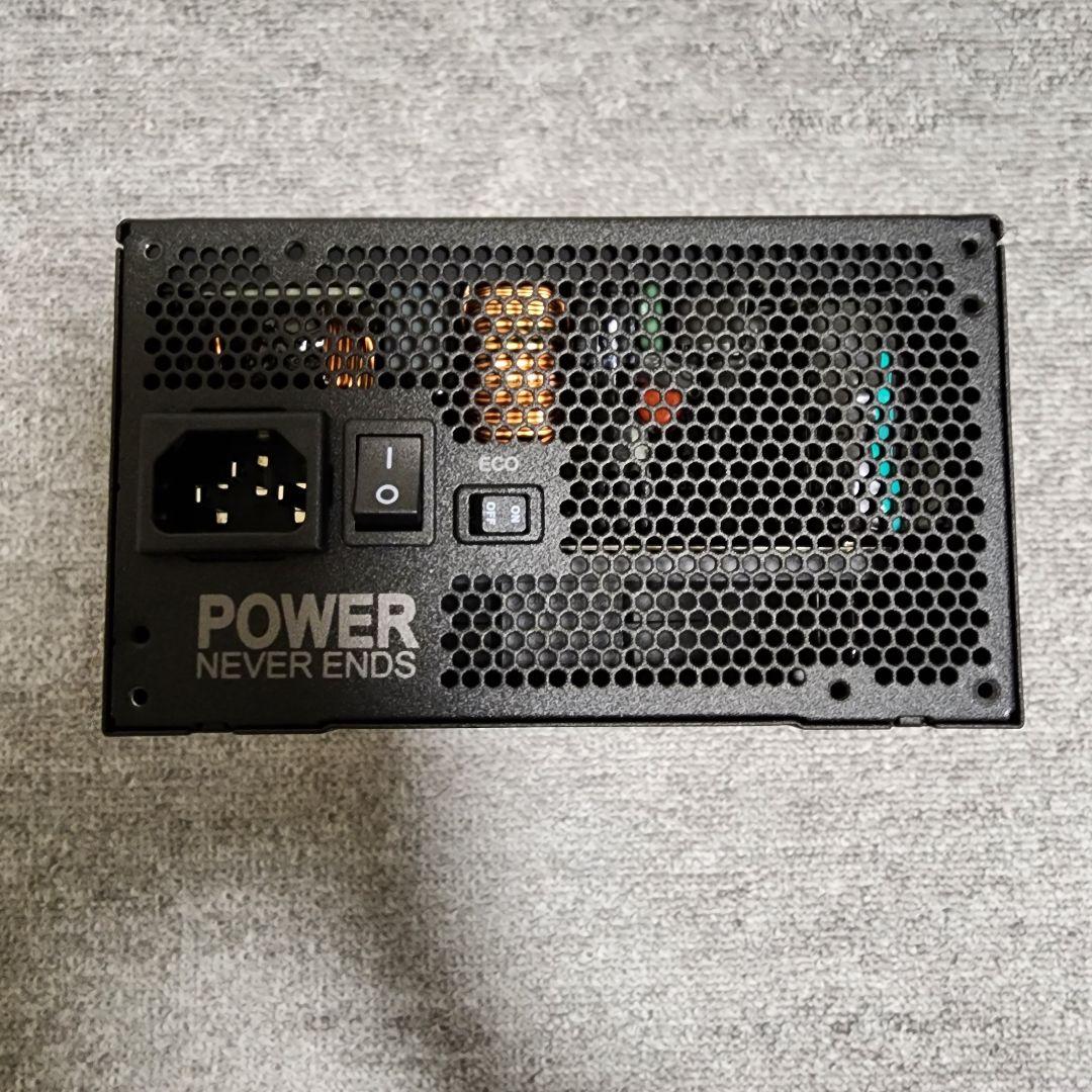 FSP Hydro G PRO 850W 電源ユニット+ドスパラ白延長ケーブル