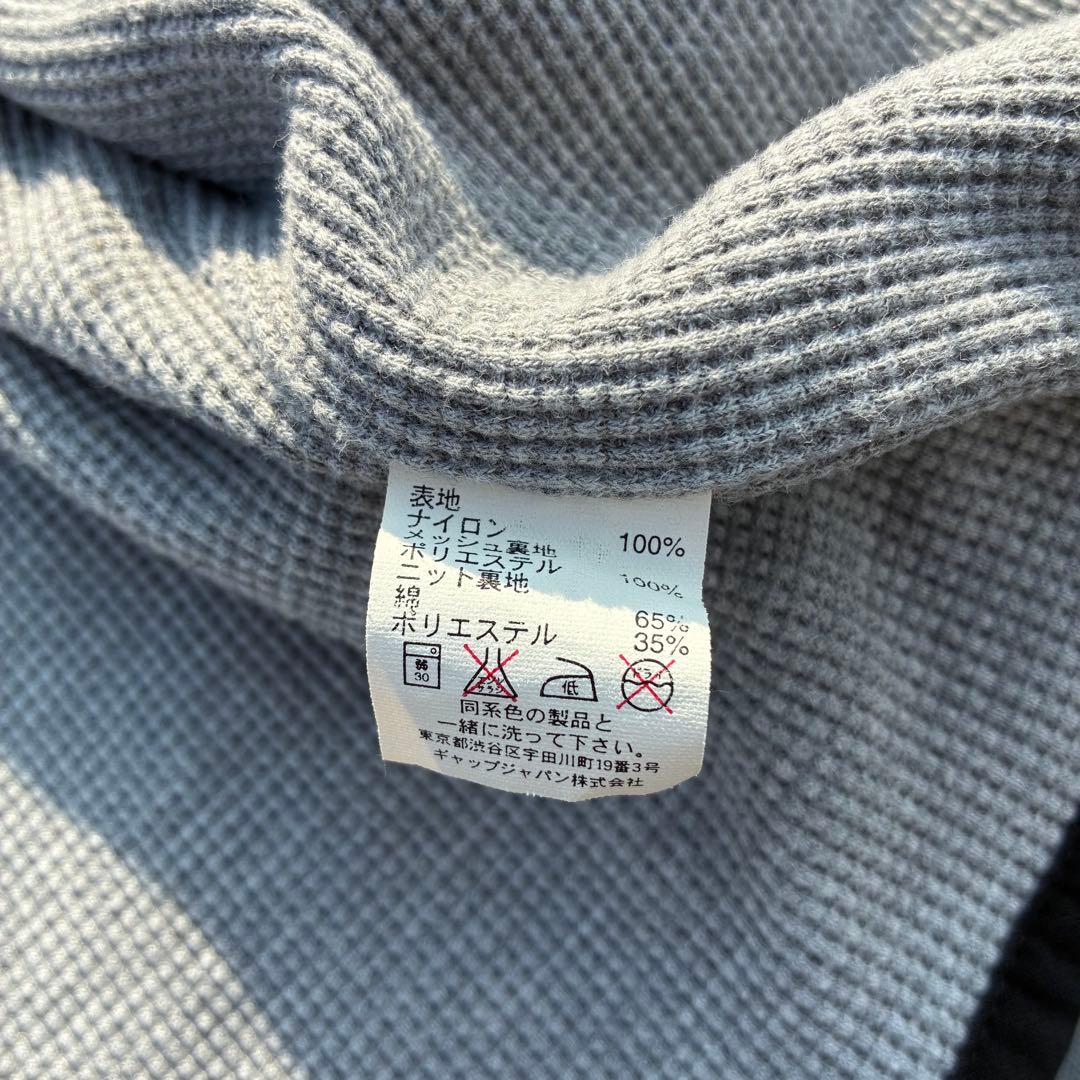 D*様 00年製 OLD GAP テック ナイロンベスト 裏地ワッフル セージグ