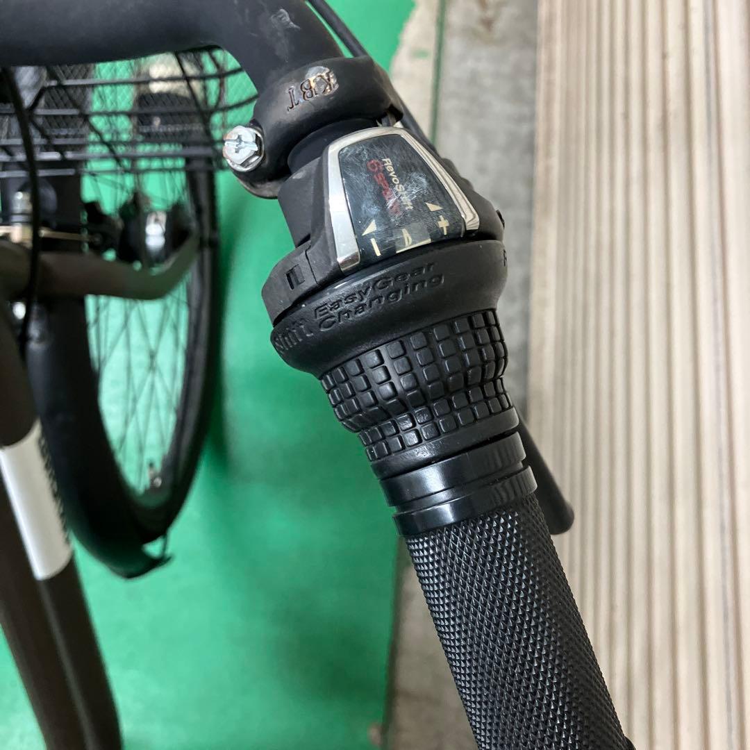 【引取限定】27インチ黒色自転車GAKUCHARI