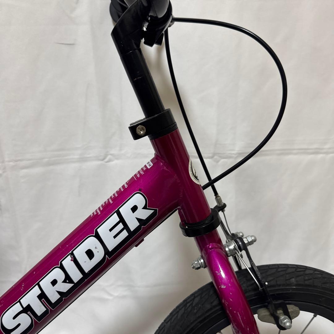 B137 STRIDER ストライダー 14X ピンク ペダル付 スタンド付